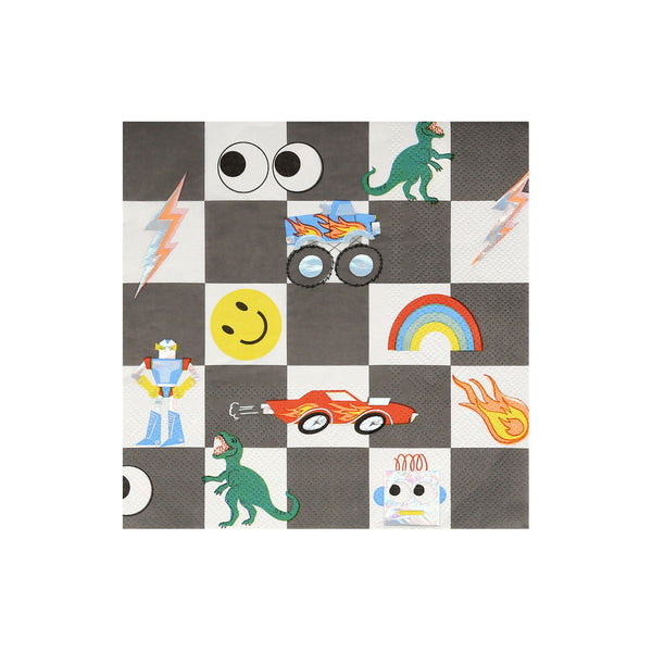 Servilletas Toybox Icon – Pack de 16 Servilletas de Papel para Fiesta Infantil