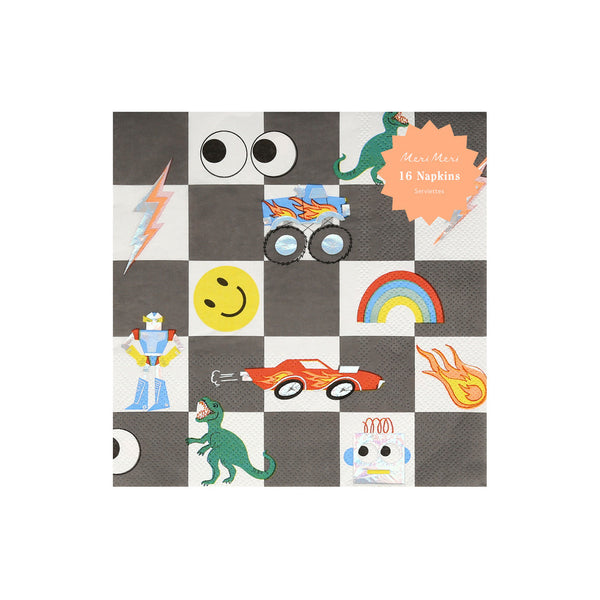 Servilletas Toybox Icon – Pack de 16 Servilletas de Papel para Fiesta Infantil