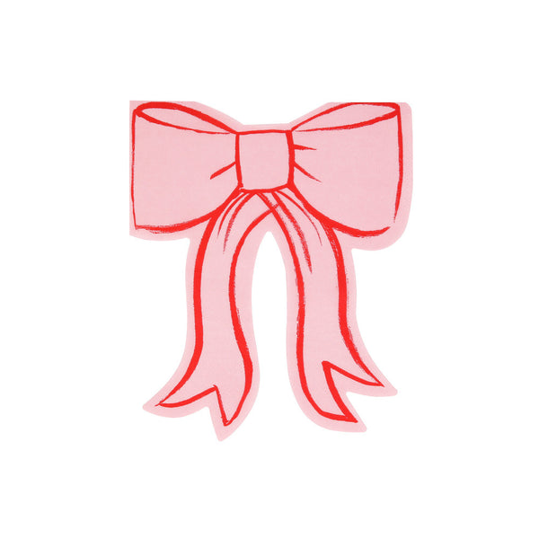 Servilletas Bow – Pack de 16 Servilletas de Papel para Fiesta Temática
