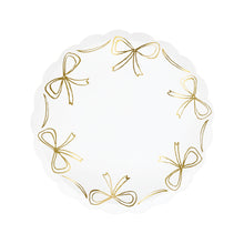 Gold Bow Side Plates – Platos Moños Dorados Postre