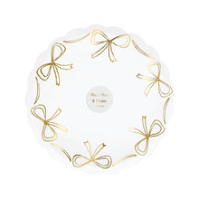 Gold Bow Side Plates – Platos Moños Dorados Postre