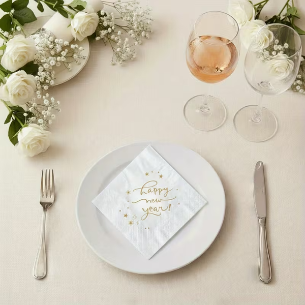 Servilletas Happy New Year – Pack de 30 Servilletas de Papel