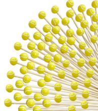 Palillos de Pelota Tenis – 10 Palillos Decorativas