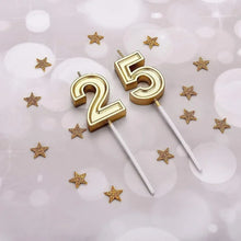 Velas de Números Decorativas – Velas para Pastel de Cumpleaños en Colores Brillantes
