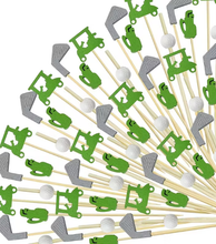 Palillos Golf, 10 Palillos de Cóctel Decorativos