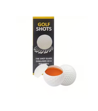 Vaso Pelota de Golf con Tapa – 1.5 oz Vaso Plástico Deportivo (1 pieza)