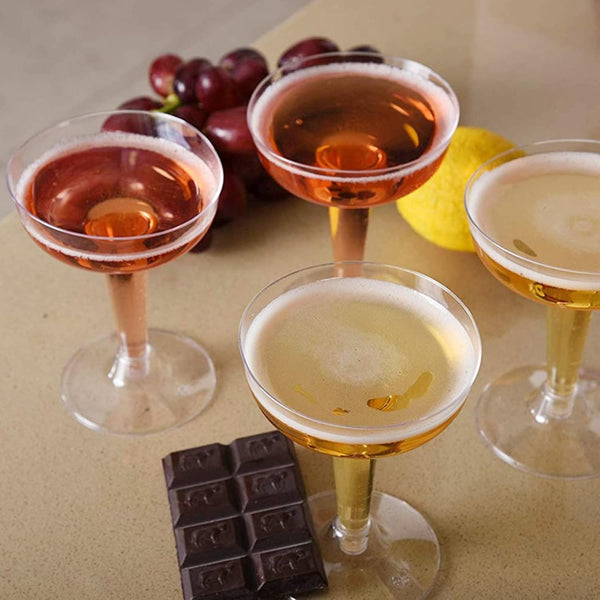 Copas de Champagne Desechables – Pack de 8 copas para Brindis