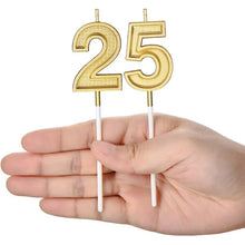 Velas de Números Decorativas – Velas para Pastel de Cumpleaños en Colores Brillantes