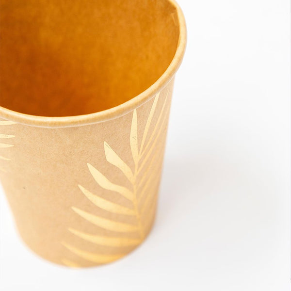 Vasos Chico Hojas Doradas