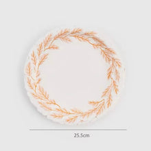 Platos Thanksgiving 10” – Platos Grandes de Cartón para Cena de Acción de Gracias (Pack de 8)