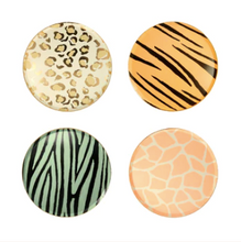 Platos Safari Animal Print – Pack de 8 Platos de Papel con Estampado de Animales