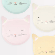 Platos Cute Kitten – Pack de 8 Platos de Cartón con Diseño de Gatito para Fiestas Infantiles