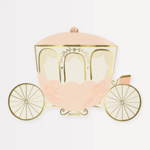 Platos Princess Carriage – Magia real para tu mesa de fiesta