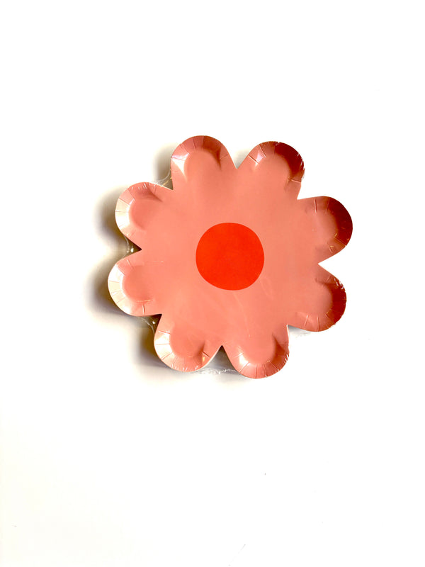 Platos Flor Salmón