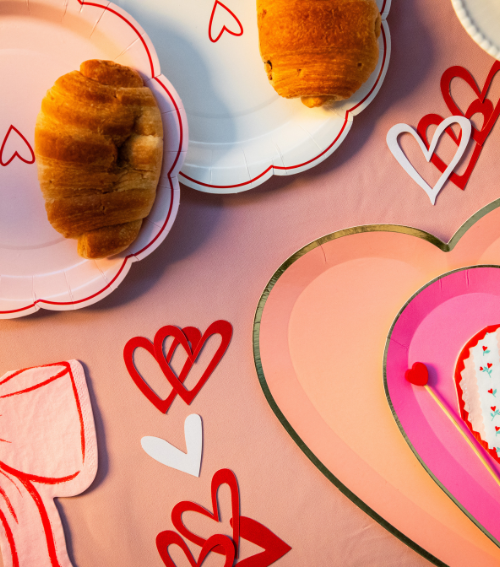 Confeti de Corazones Rojo, Rosa y Blanco (100 pzas) | Decoración de Mesa San Valentín