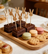 Palillos de bambú Conejo de Pascua - Paquete con 100 palillos