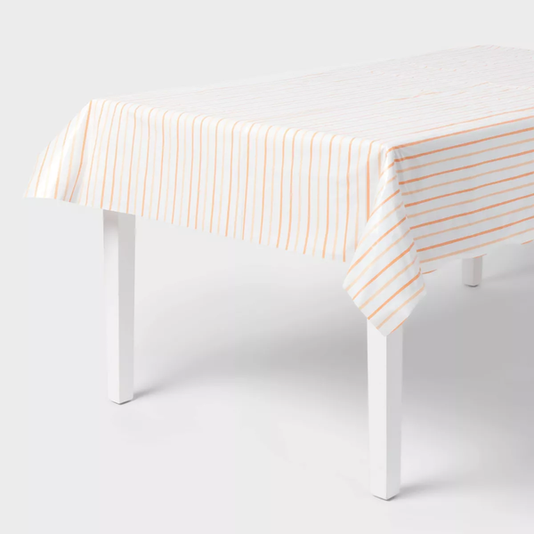 Mantel Líneas Naranja