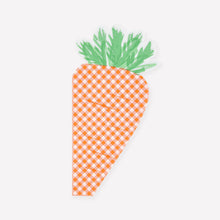 Servilletas Gingham Carrot – Pack de 16 Servilletas de Papel con Diseño Cuadros Vichy