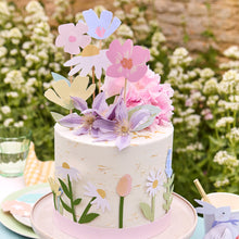 Flower Cake Wrap & Toppers – Flores Decorativas para Pastel