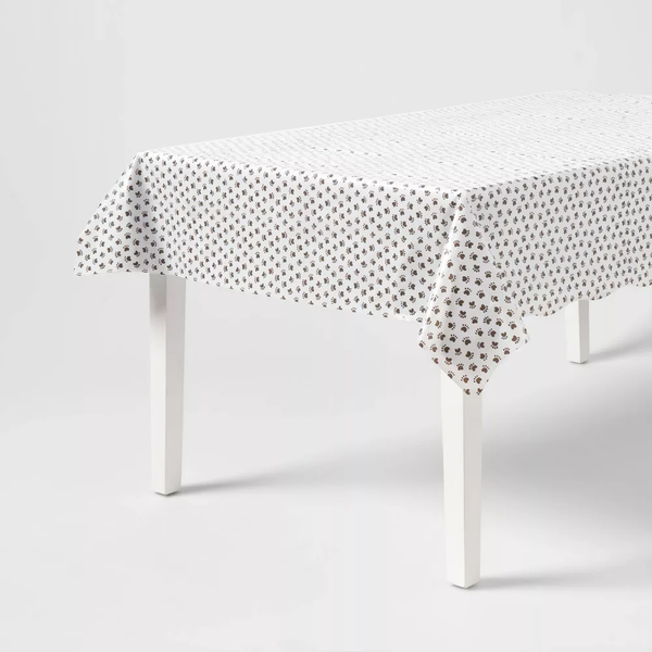 Mantel de plástico Huellitas