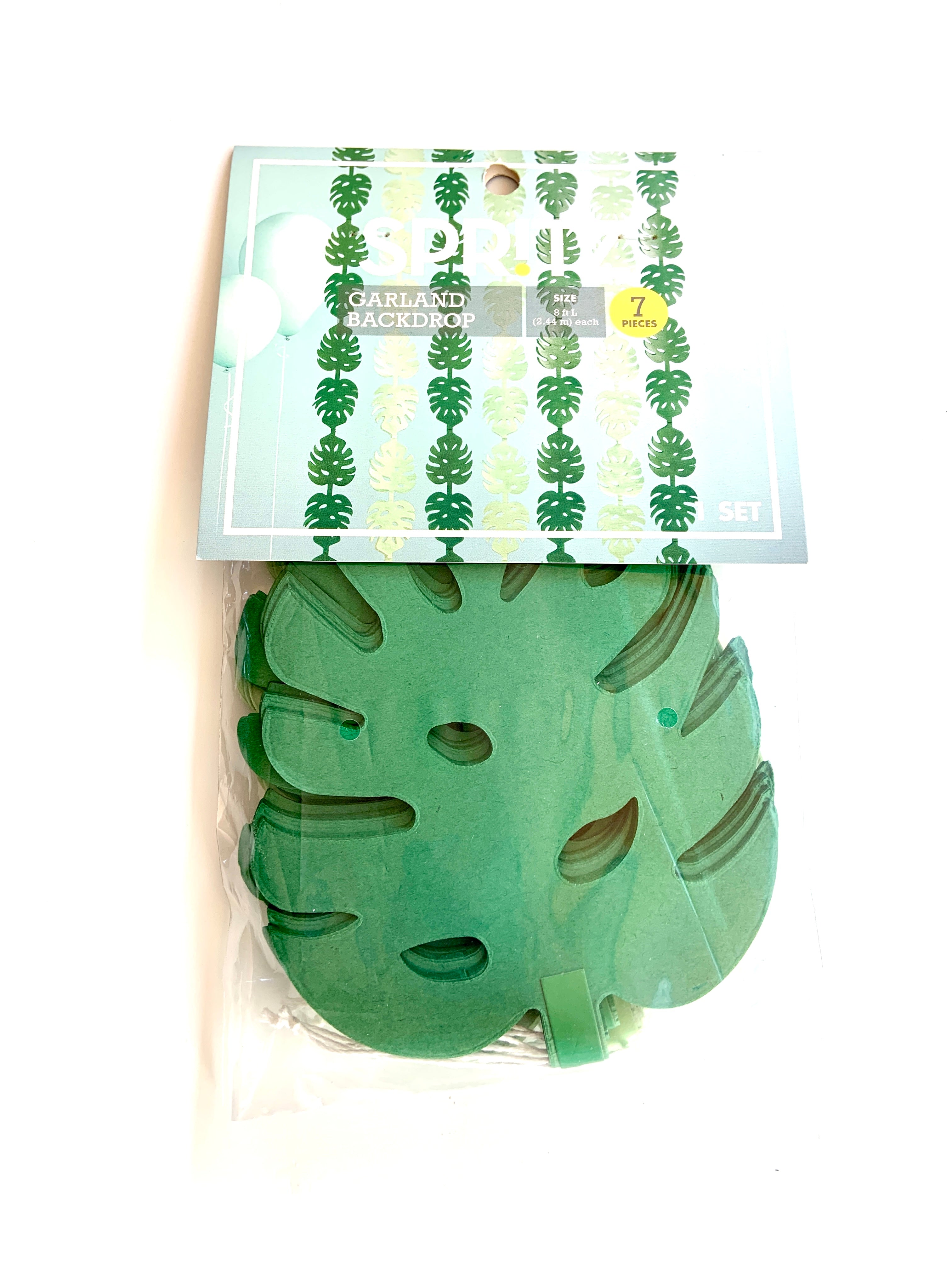 Cortinas Hojas x7 Sugar Fun Party Store