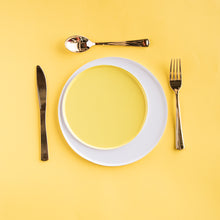 Platos Amarillos – Pack de 8 Platos de Cartón en Color Amarillo para Fiestas y Celebraciones