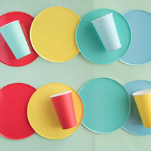 Platos Menta – Pack de 8 Platos de Papel en Color Verde Menta