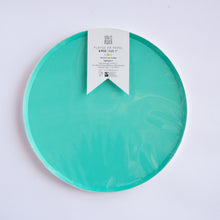 Platos Menta – Pack de 8 Platos de Papel en Color Verde Menta