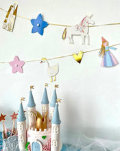 Guirnalda Princesas – Decoración de Cuento de Hadas para Cumpleaños y Fiestas Temáticas