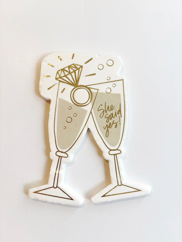 Servilletas Elegantes Cheers y Ring