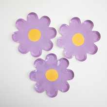 Platos Flor Lila – Pack de 8 Platos de Cartón con Forma de Flor para Fiestas Elegantes