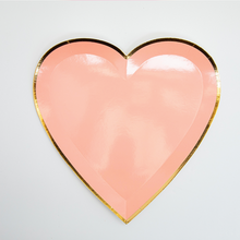 Colección Love Rosa Pastel – Platos, Vasos y Servilletas con Diseño de Corazón para Fiestas Románticas