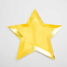 Platos Estrella – Platos de Papel con Diseño Estrella para Fiestas y Celebraciones Especiales