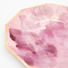 Platos Amatista – Pack de 8 Platos de Cartón Color Morado Elegante para Fiestas