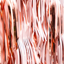 Guirnalda de Cortinas Rosa – Decoración Elegante y Brillante para Fiestas, Baby Showers y Cumpleaños