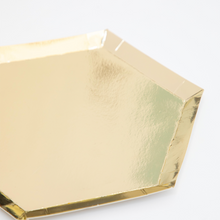 Platos Gold Foil 8” – Pack de 8 Platos Dorados Metálicos para Fiestas Elegantes
