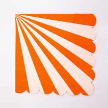Servilletas Rayas Rojas – Pack de 16 Servilletas de Papel Decorativas para Fiestas