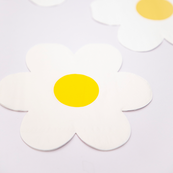 Guirnalda Daisy Blanca – Guirnalda Decorativa de Margaritas Blancas para Fiestas, Bodas y Baby Showers