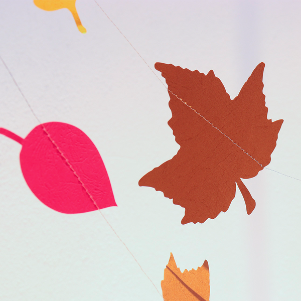 Guirnalda Hojas de Otoño – Decoración Otoñal para Fiestas, Thanksgiving y Eventos de Temporada