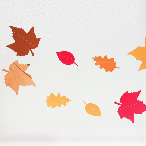 Guirnalda Hojas de Otoño – Decoración Otoñal para Fiestas, Thanksgiving y Eventos de Temporada