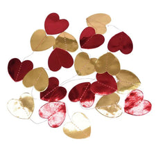 Guirnalda de Corazones – Decoración Romántica para San Valentín, Bodas y Fiestas Especiales