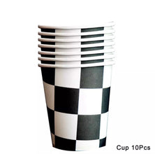 Vasos Chico Race Car – Pack de 8 Vasos de Papel con Diseño de Autos de Carreras para Fiestas Infantiles