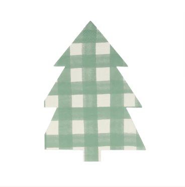 Servilletas Green Gingham Tree