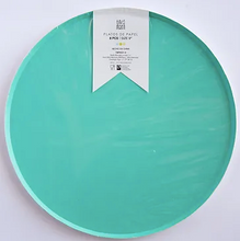 Platos Menta – Pack de 8 Platos de Papel en Color Verde Menta